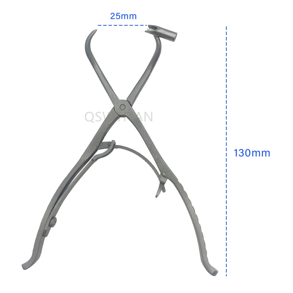 Bone Plate Holding Forceps Pointed With Hole Self-locking Forceps Bone Reduction Forceps Veterinary Orthopedics Instruments