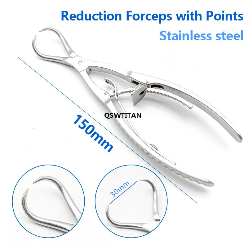 Orthopedic Reduction Forceps With Serrated Jaws Self-locking Fixed Pliers AO Plate Holding Forceps Orthopedic Instrument