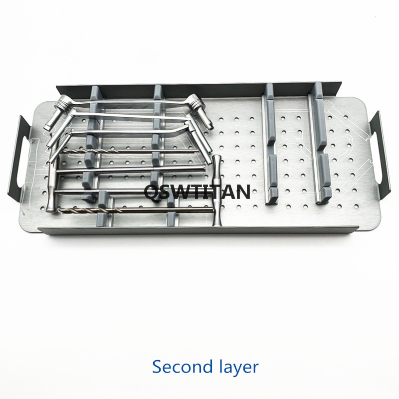 Lower Limb Instrument Kit Orthopedic Instruments Set Femoral Tibia Bone Nail Large Fragment Instrument Set