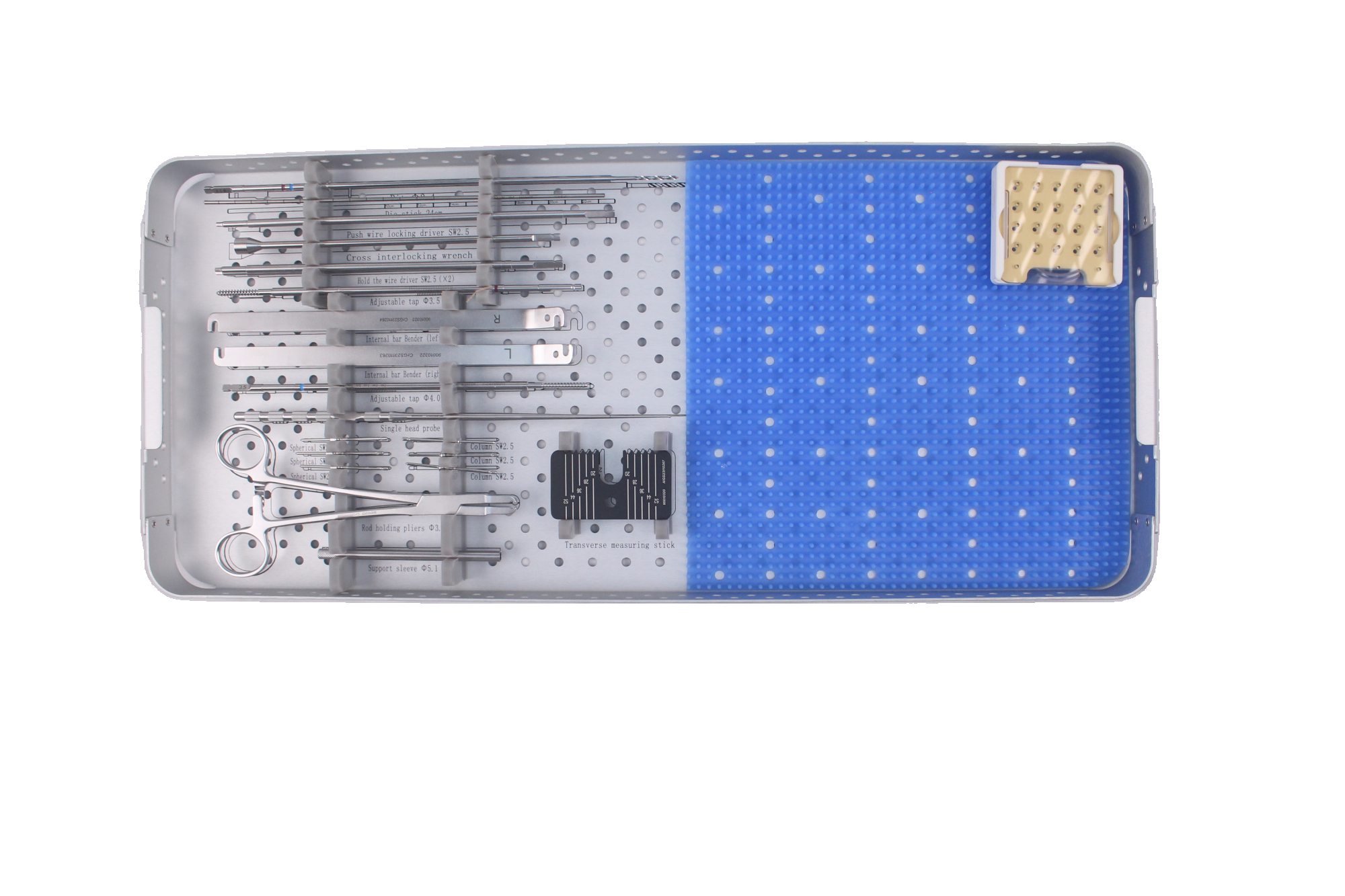 Geasure Orthopedic Spinal Surgical Instruments Posterior Cervical Screw Instrument Set GB18X01