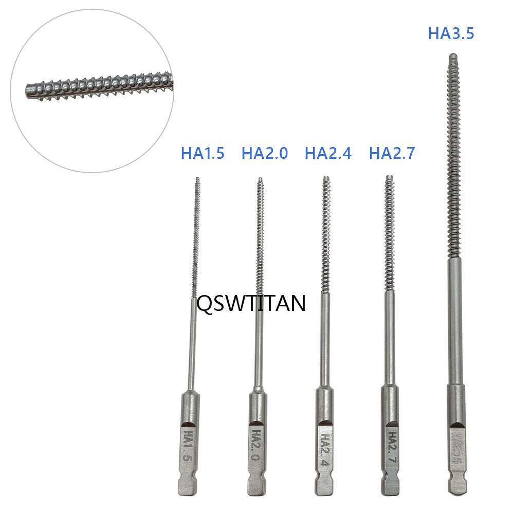 Orthopedic Screw Tapping AO Quick Coupling Stainless Steel Bone Tap Orthopedic Surgery Instrument Pet