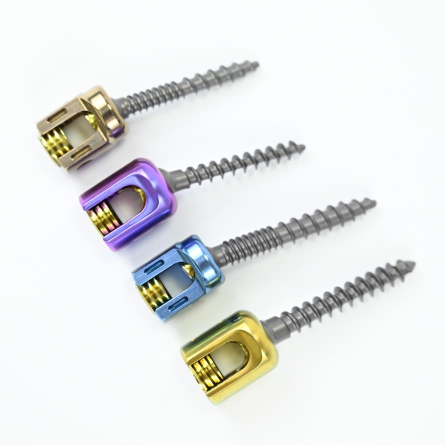Factory Price 5.5mm Pedicle Screws Spinal Fixation System Titanium Orthopedic Spine Implants for Posterior Fixation