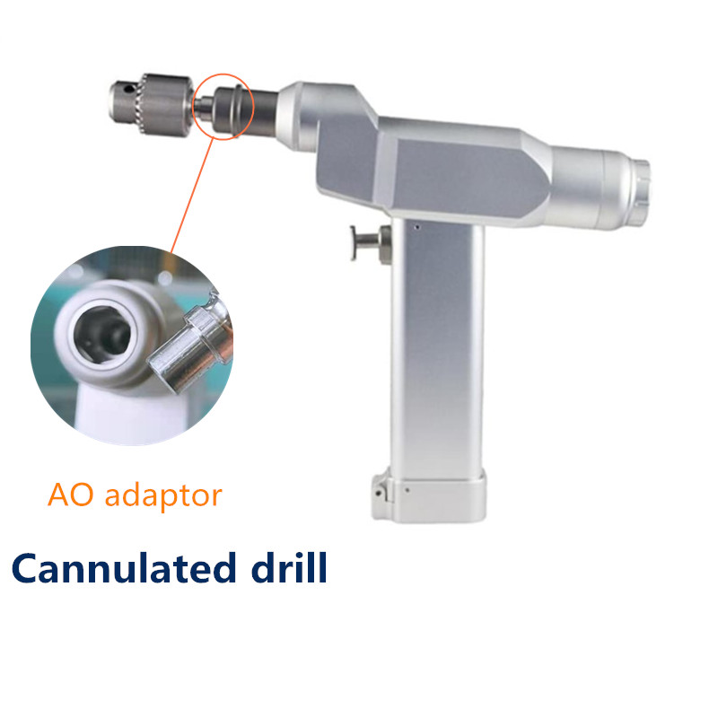 Bone Cannulated Drill with AO Adaptor Orthopedic Canulate Bone Drill Electric Bone Drill Bits