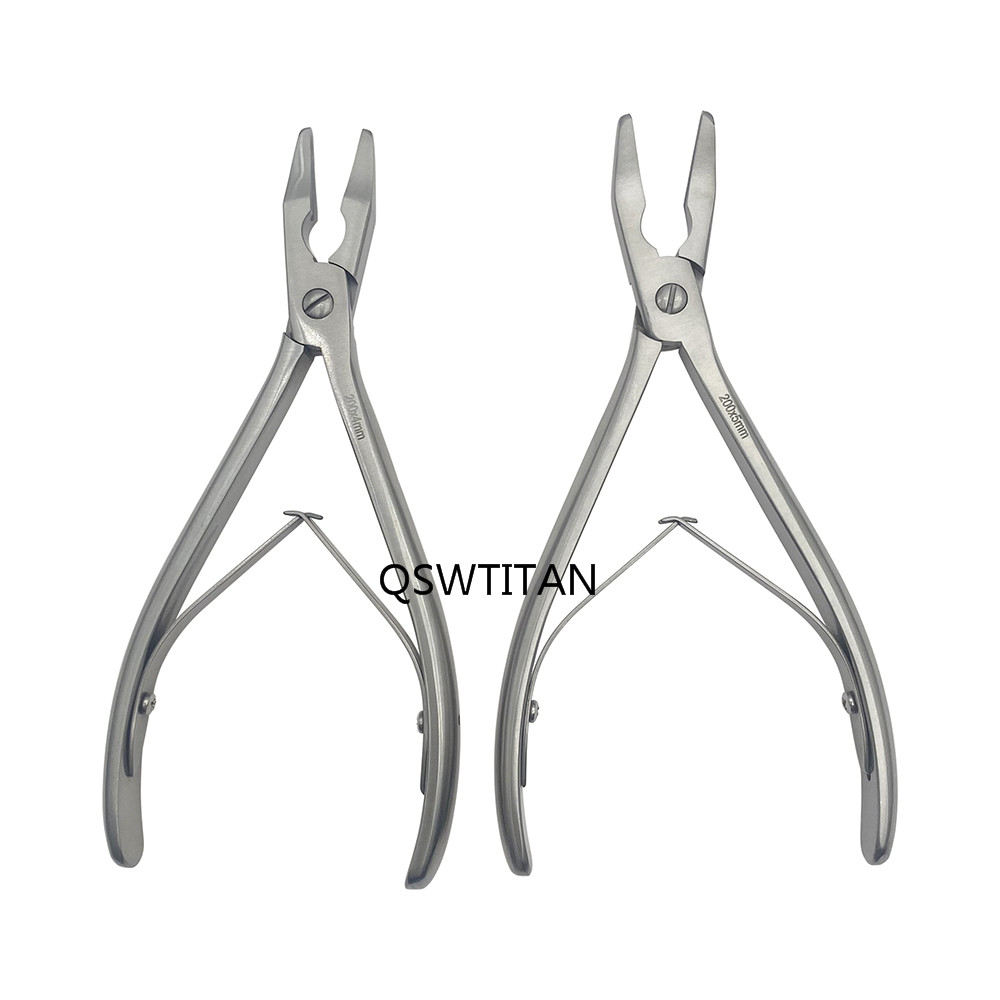 140mm/200mm Orthopedic Single Joint Rongeur Single Rongeur Straight Curved Bone Rongeurs Stainless Steel Orthopedic Instrument