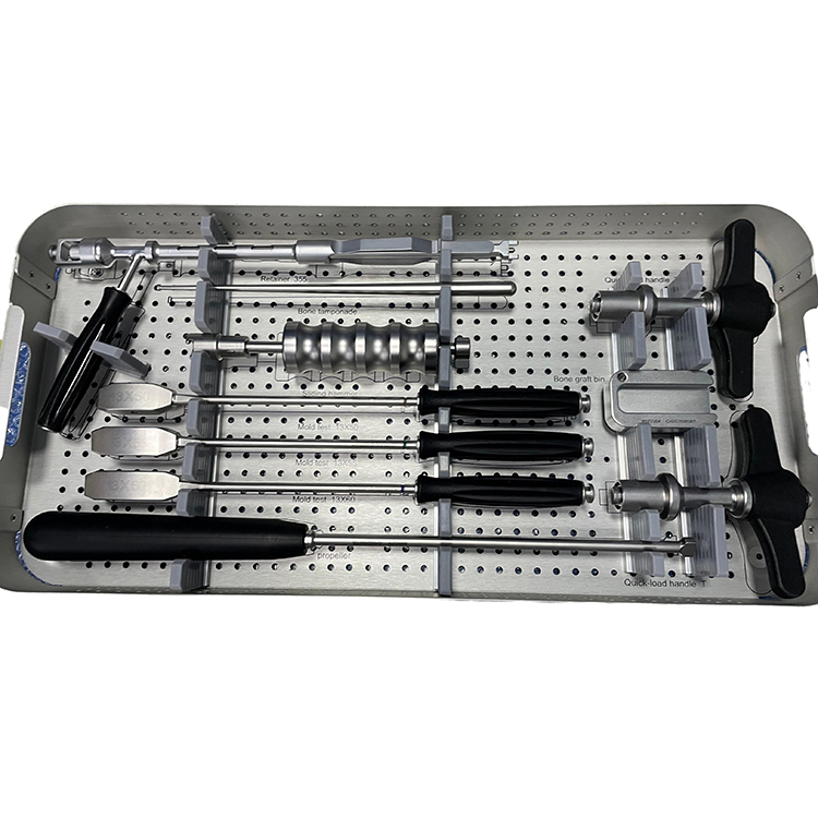 Geasure Spinal Surgery OLIF Instrument Set OLLF Interbody Cage Instrument Set Surgical Instruments Basis