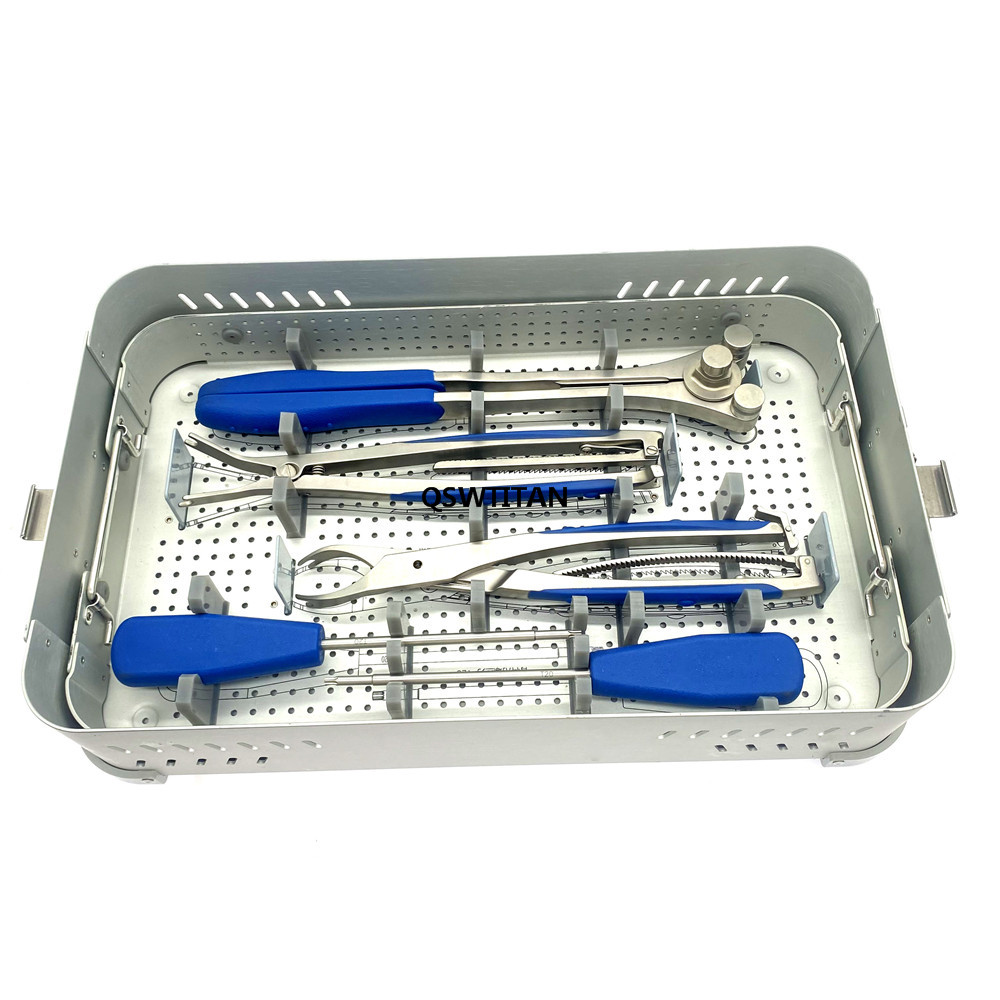 Orthopedic Spinal Lower Instrument Set Plate Instruments Kit Pet Surgical Orthopedic Instruments