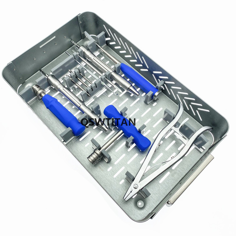 Orthopedics Screwdriver Surgical Screw Extractor Screw Broken Removal Tools Set 53pcs/set Orthopaedic Instruments
