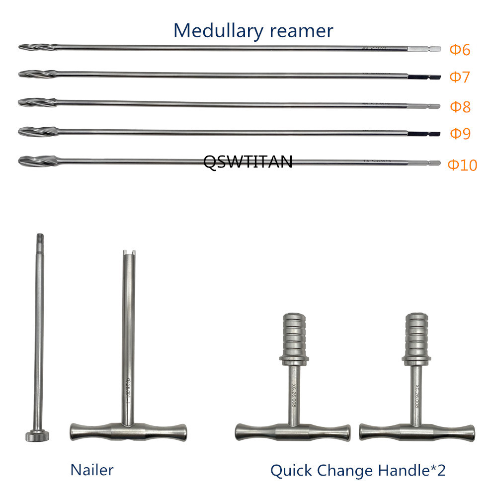 Orthopedics Humerus Self-Locking Intramedullary Nail Instrument Kit Orthopedics Tools Set Pet