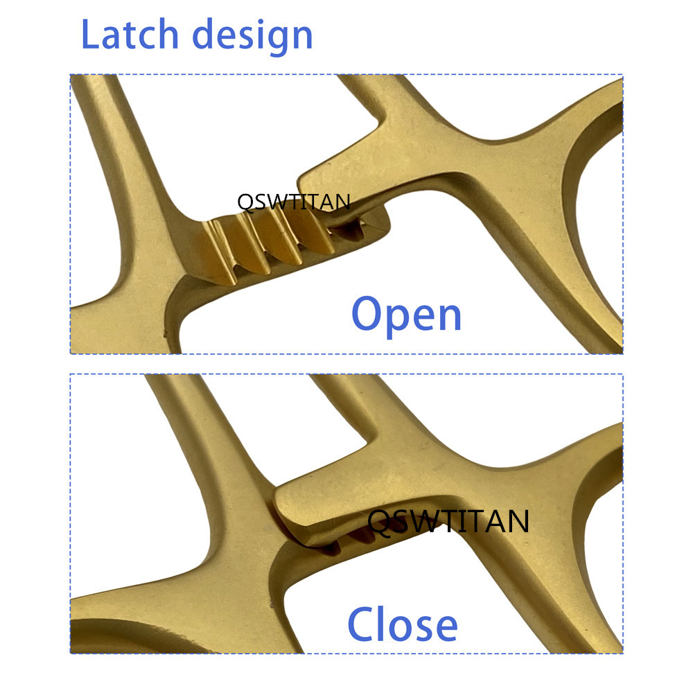 Stainless Steel Pet Tongue Forceps with Silicone Pet Mouth Opening Tools Oral Examination Orthopedics Instrument
