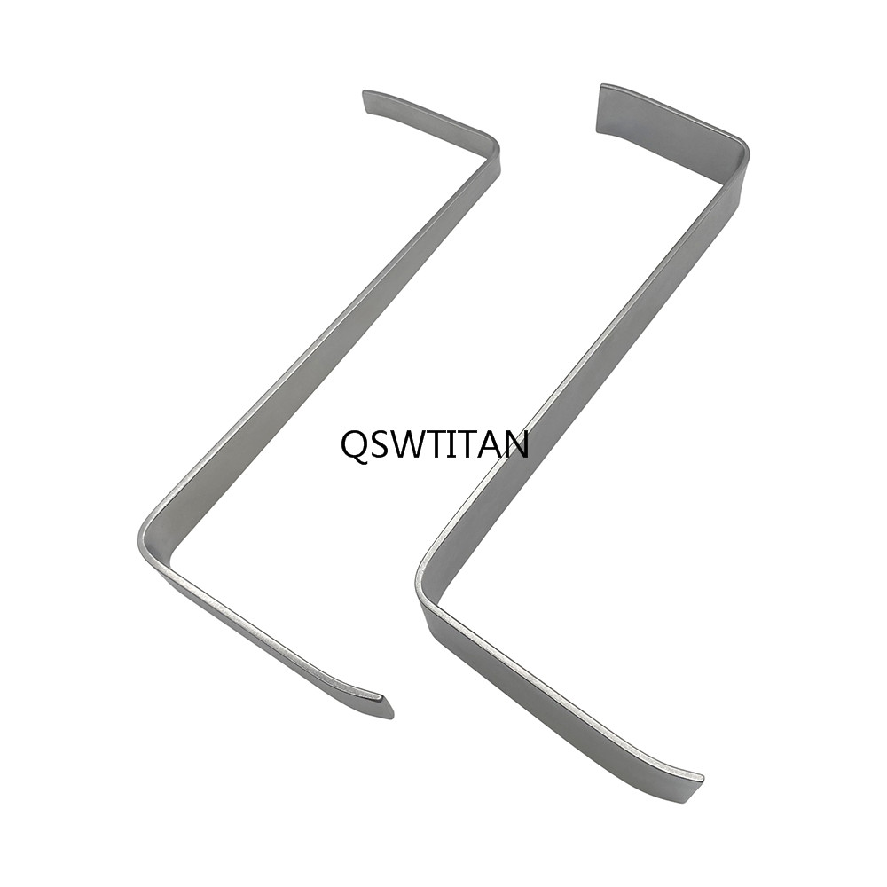 QSWTITAN Orthopaedic Double Z Retractor Deep Tissue Retractor Muscle Retractor Stainless Steel Orthopedic Surgical Instrument