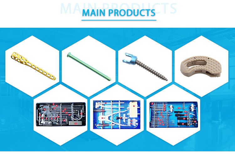 Rod to Rod Coupling Titanium Alloy Class III Hospital Application Lifetime Warranty Manufactured in China