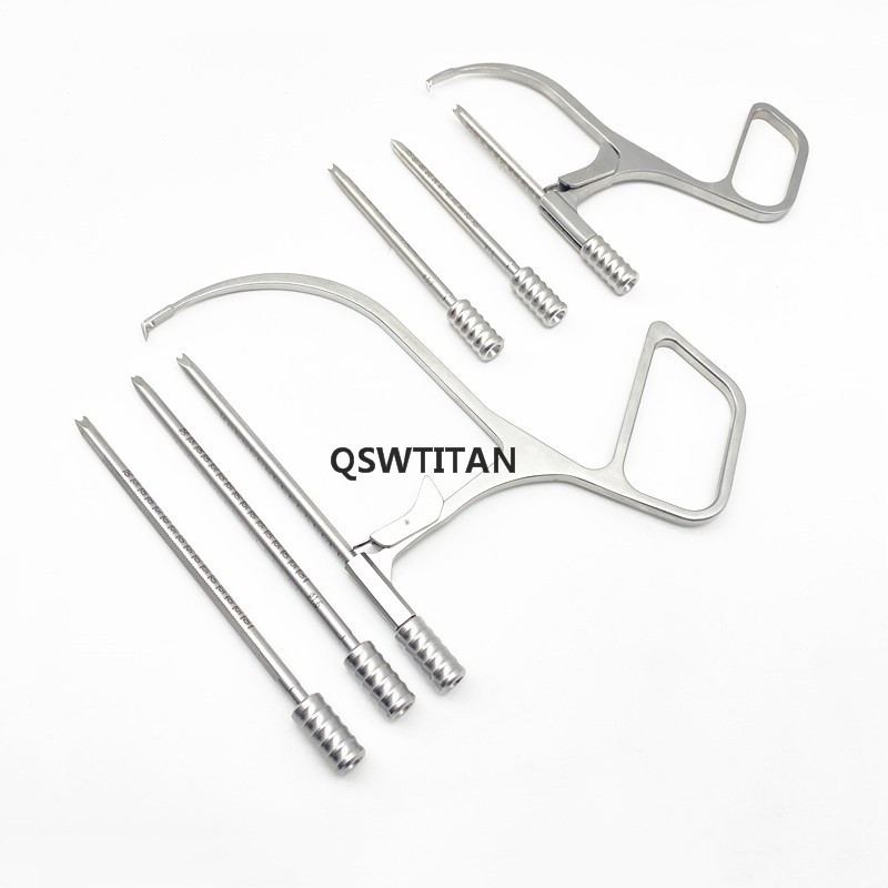 Orthopedic Instrument Knee Cruciate Ligament Aimer Guide C-type Shoulder K-wire Aiming Guide Femoral Tibial Elbow Joint Aimer