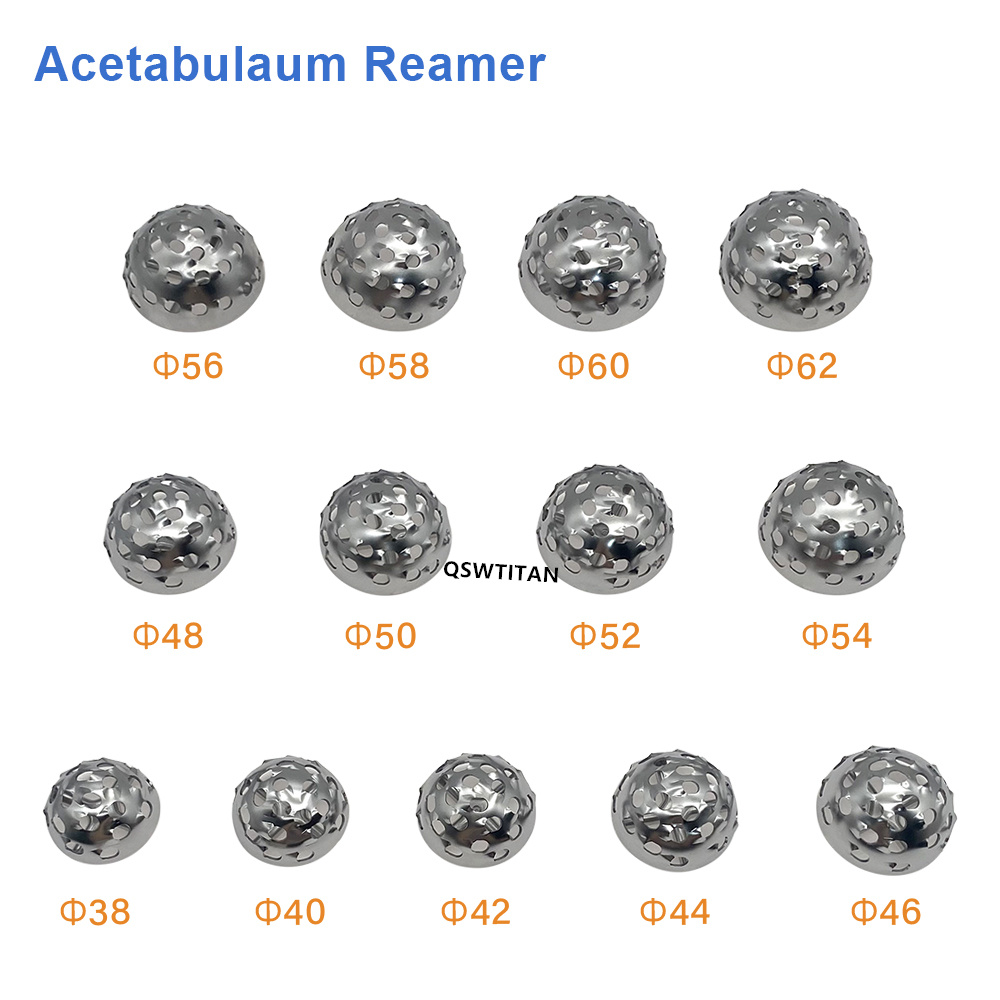 Orthopedic Surgical Instruments Acetabular Reamers Instrument Set Acetabular Cutter Bar Cutter Stainless Steel