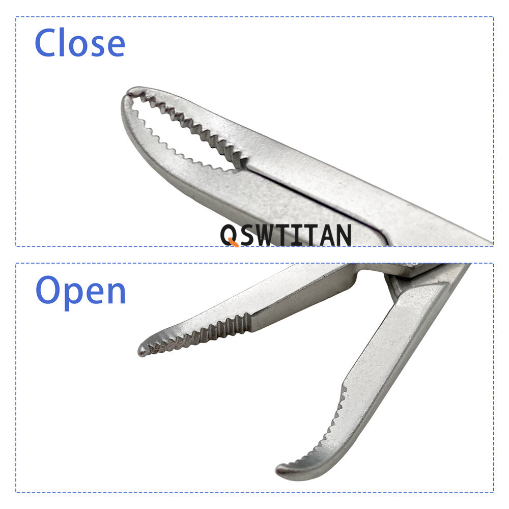 Stainless Steel Toothed Serrated Reduction Forceps Autoclavable Bone Holding Forceps Veterinary Orthopedics Instruments