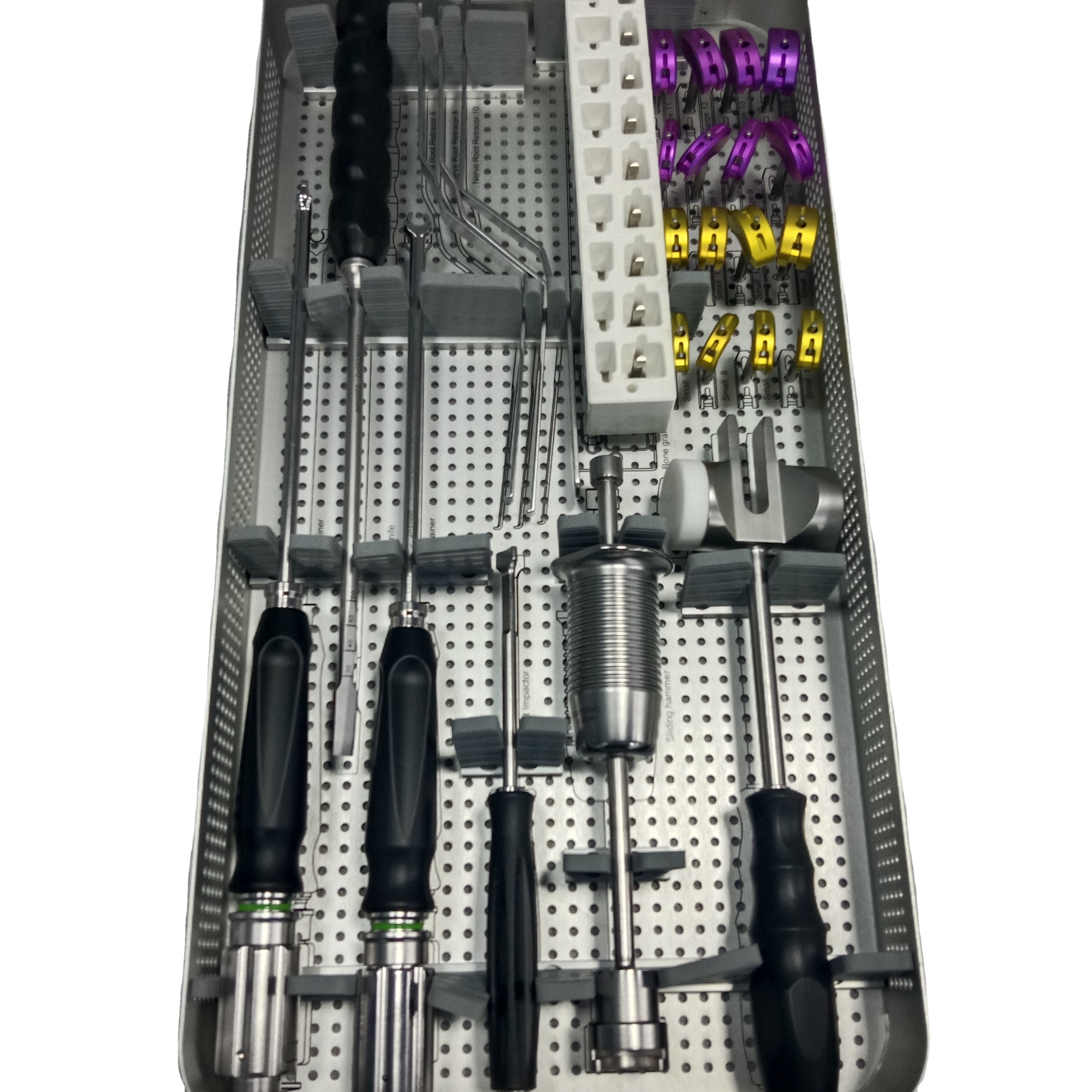 Custom-Made Surgical Medical Orthopedic Titanium Instrument Set Spinal Peek Cervical Implant TLIF Cage Bullet PLIF Electric