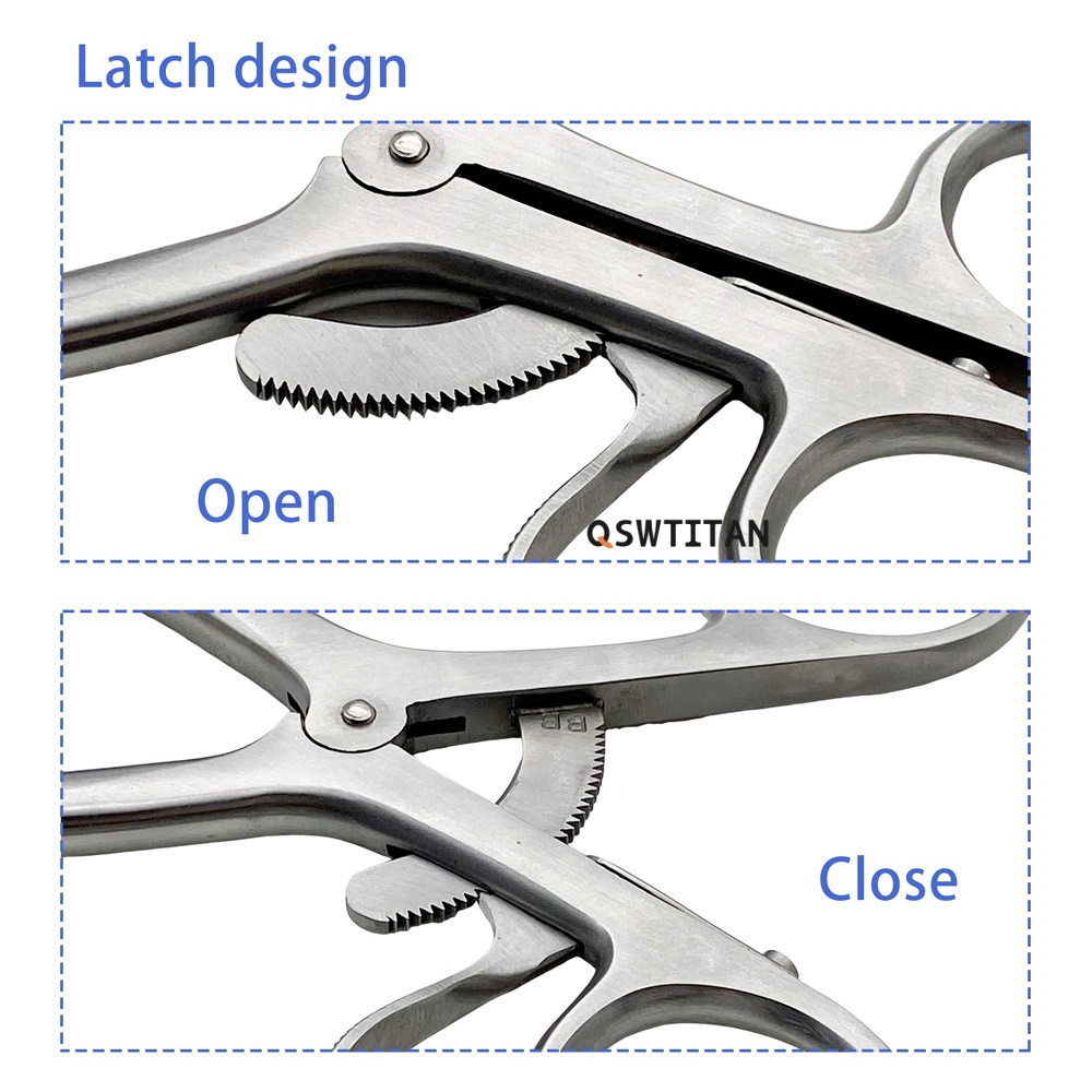QSWTITAN Weitlaner Retractor Stainless Steel Self-Retaining Retractor Veterinary Surgical Instruments Reuseable