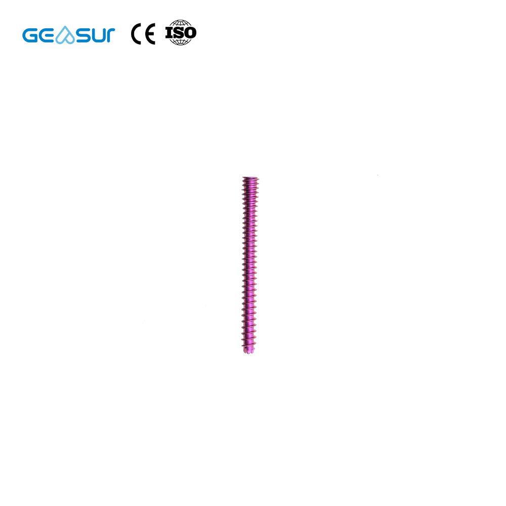 Geasure CE ISO Certified Class III Titanium Alloy Headless Compression Cannulated Screw-Orthopedic Implant for Orthopedic