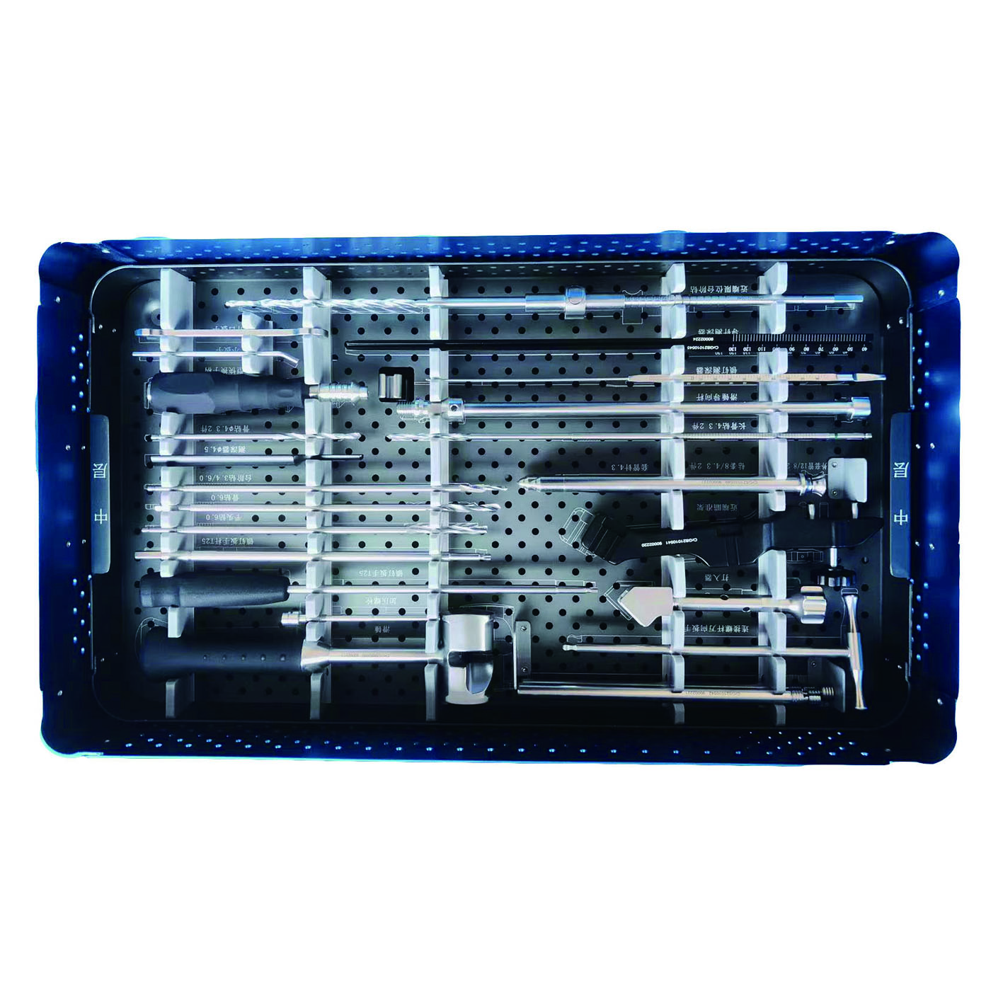 China Manufacturer Ortopedic Osteosintesis Interlocking Nail Fixation Instrument Set for  Femur Nails fusion Cage