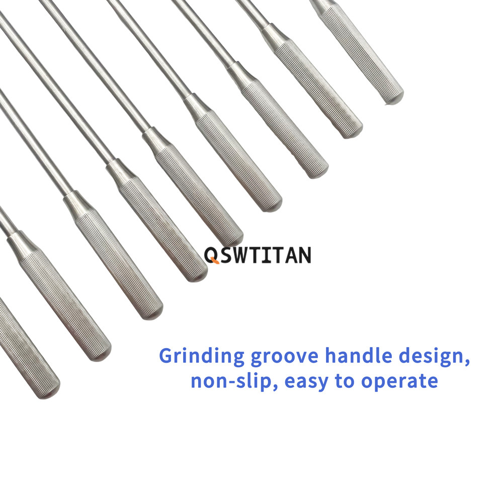 QSWTITAN Bone Wire Passers Wire Guider Stainless Steel Orthopedic Pet Veterinary Instrument