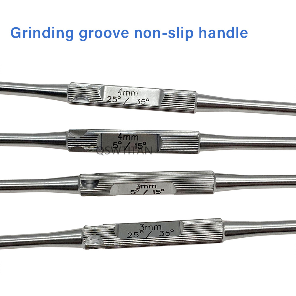 Stainless Steel UBE Double Ended Nerve Hook Spinal Periosteal Stripper Dual Head Stripper Orthopedic Instrument