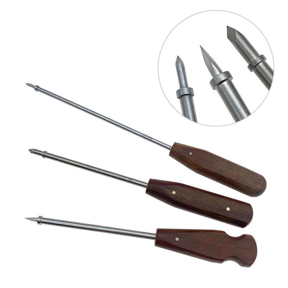 Hole Opener Spinal Hole Opener with Wooden Handle Orthopedic Surgical Instrument