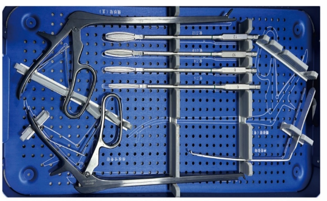 Spinal Surgery Olif Spinal Fusion Cage Instrument Set Peek Cage  Surgical Instruments