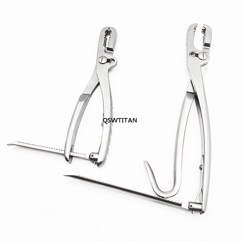 1pcs Bone Holding Forceps Large Farabeuf Forceps Stainless Steel Bone Forceps Orthopedic Instruments