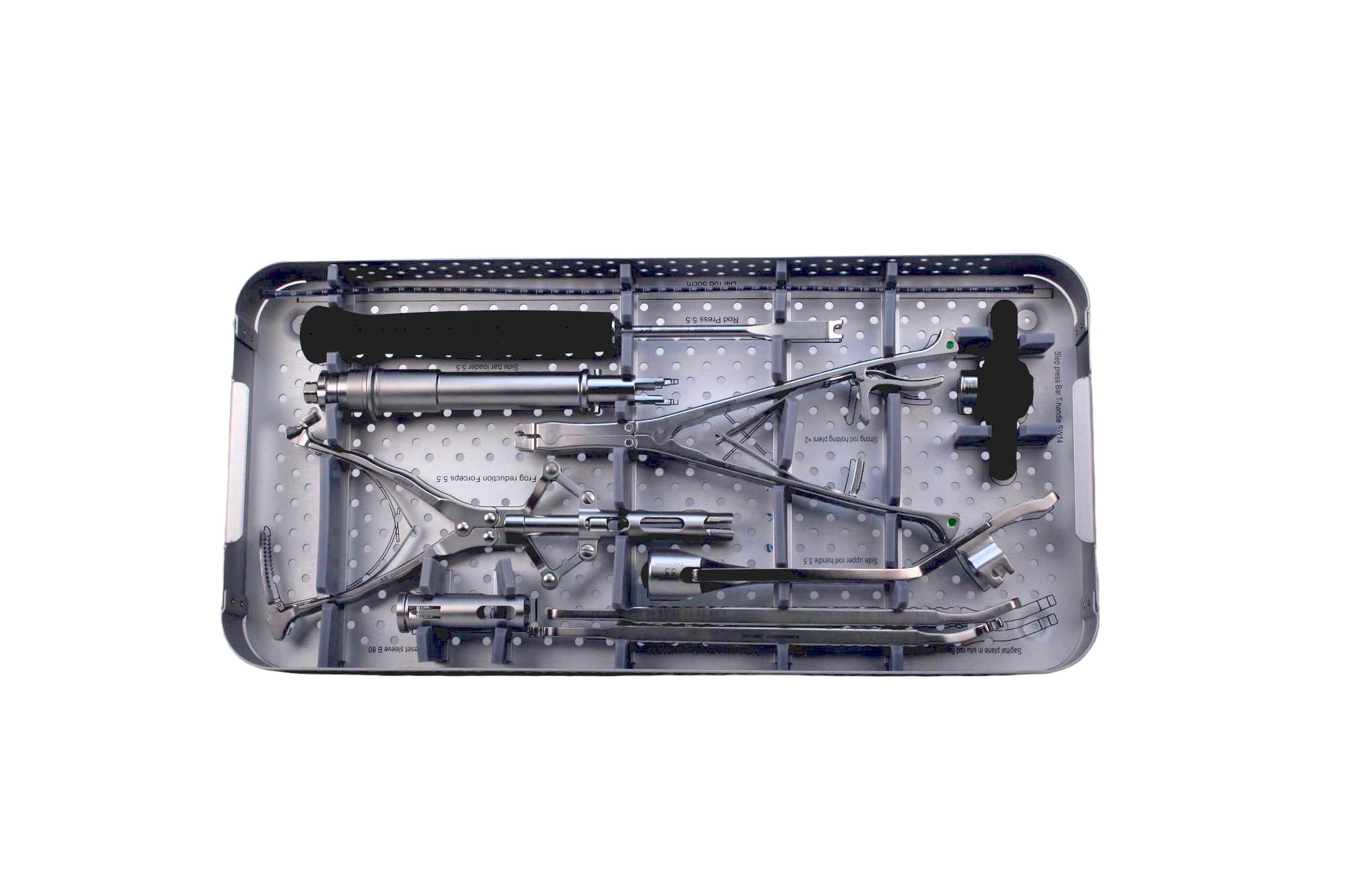 Geasure Surgical Instruments Set Stainless Steel 5.5mm Pedicle Screw Spine Instrument Set for Spinal Implant