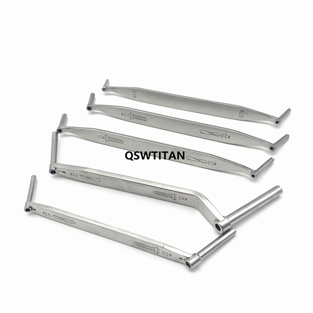 Orthopedic Drill Bits Guider Double Head Orthopedic Drill Sleeve Pointed Drill Guider Sleeve Orthopedic Surgery Instrument