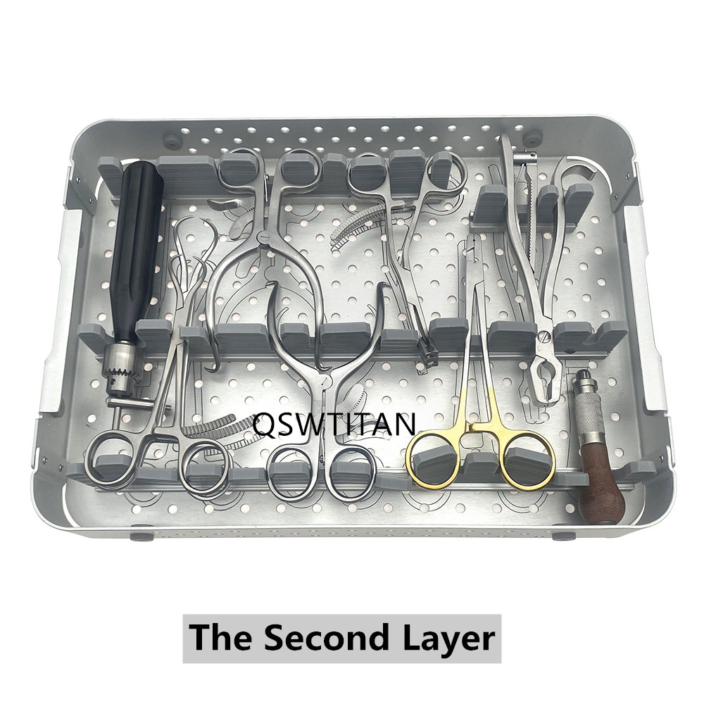 Orthopedic Locking Plate Veterinary Surgical Instrument Kit Autoclaveable for Small Animal Bone Surgery