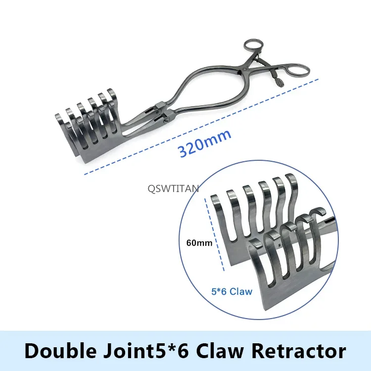 Wests Self Retaining Retractor Multi-Hook Retractor Stainless Steel Orthopedics Surgical Instruments 1pc