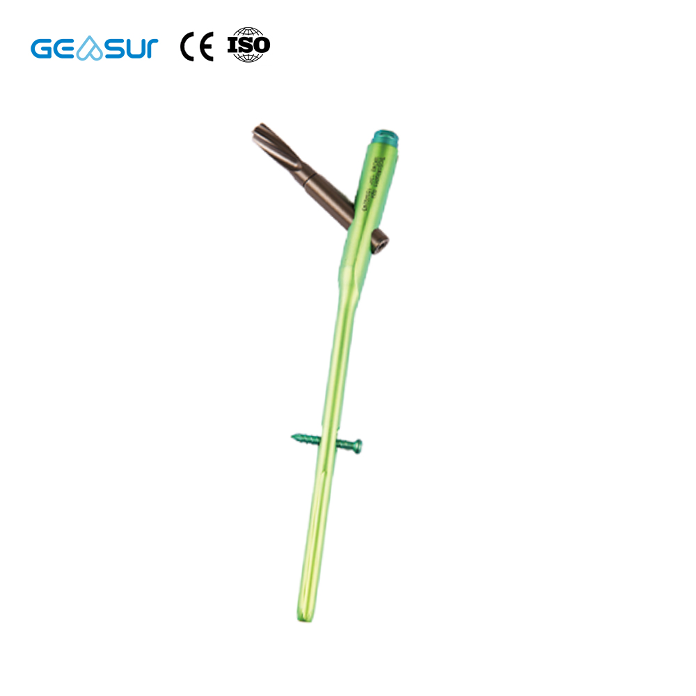Geasure CE & ISO Certified Class III Titanium Alloy Interlocking Intramedullary Nail-Adult Orthopedic Trauma Implant
