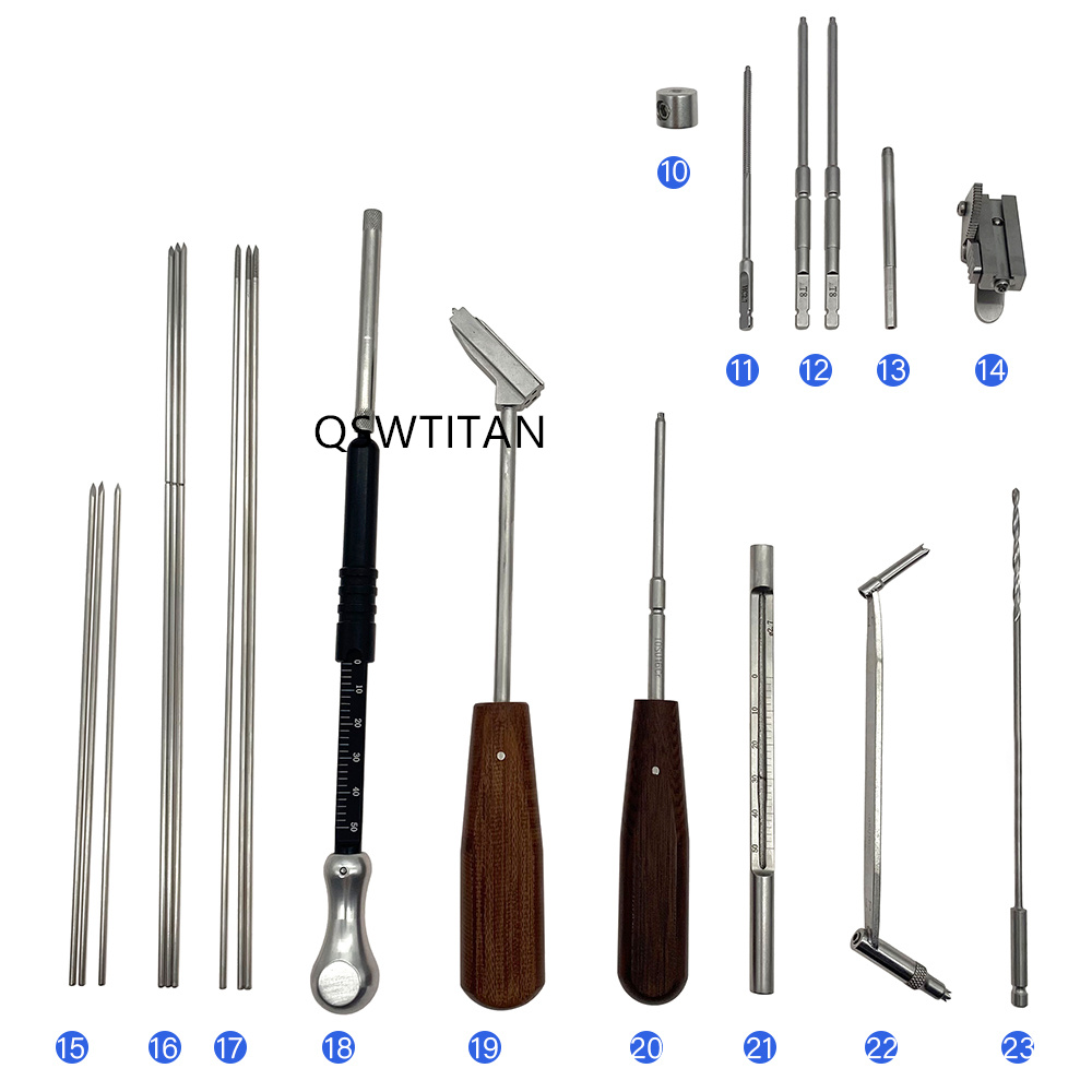 Orthopedic 2.7 Osteotomy Locking Plate Instrument Set Autoclave Able Reusable Small Fragment Locking Plate Set