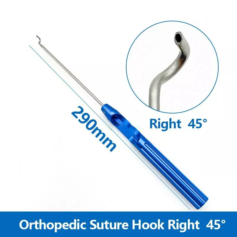 Medical Arthroscopy Instruments Suture Lasso Orthopedic Wire Hook Suture Hooks for Labral Repair