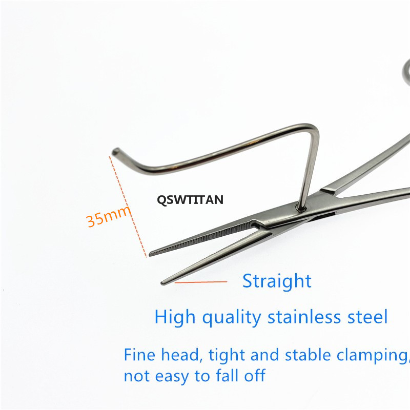 Pet Sterilization Pliers Ligation Fixed Forceps Cat Dog Animal Ovary Ligation Sterilization Forceps Veterinary Ligation Tool