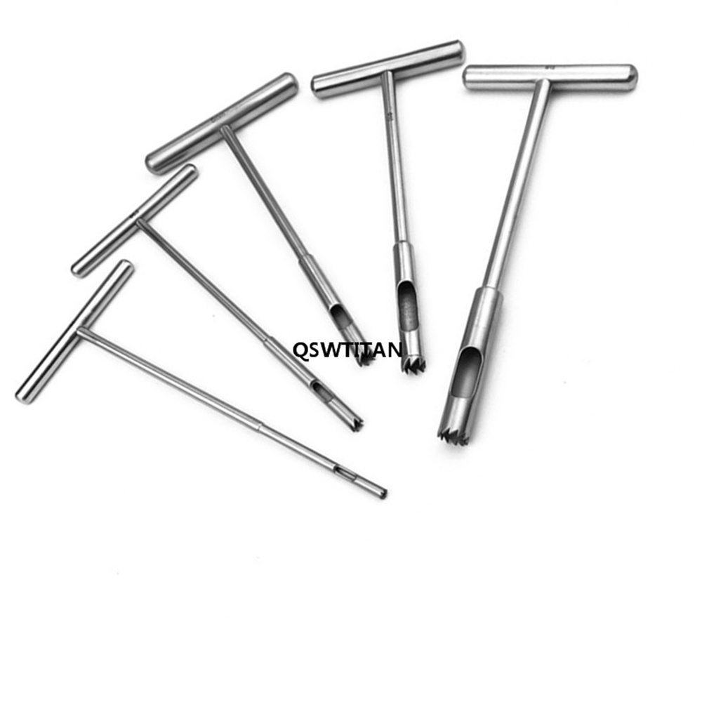 Orthopedics Hollow Trephine for Removal Bone Screw Extractor T Type Broken Nail Extractor