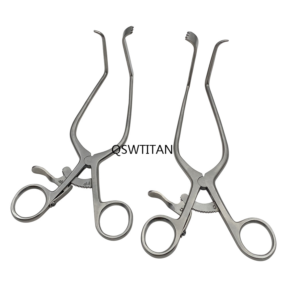 Orthopedic Self-Retaining Retractors with Hook and Baffle Medical Lamina Retractor Cervical Vertebra Pet Surgery Instrument