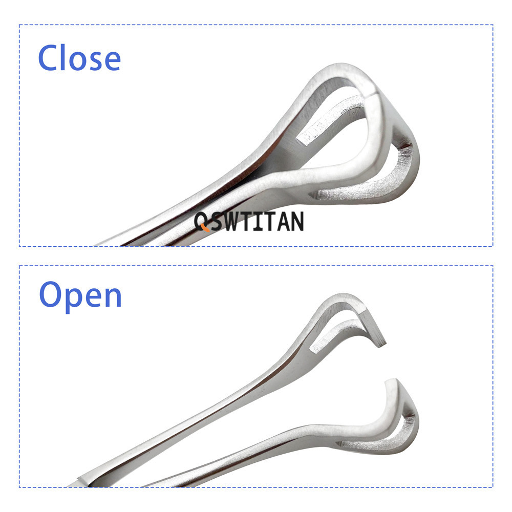 16cm-24cm Medical Appendectomy Forceps Intestinal Forceps Tissue Forceps Pet Orthopedics Instruments