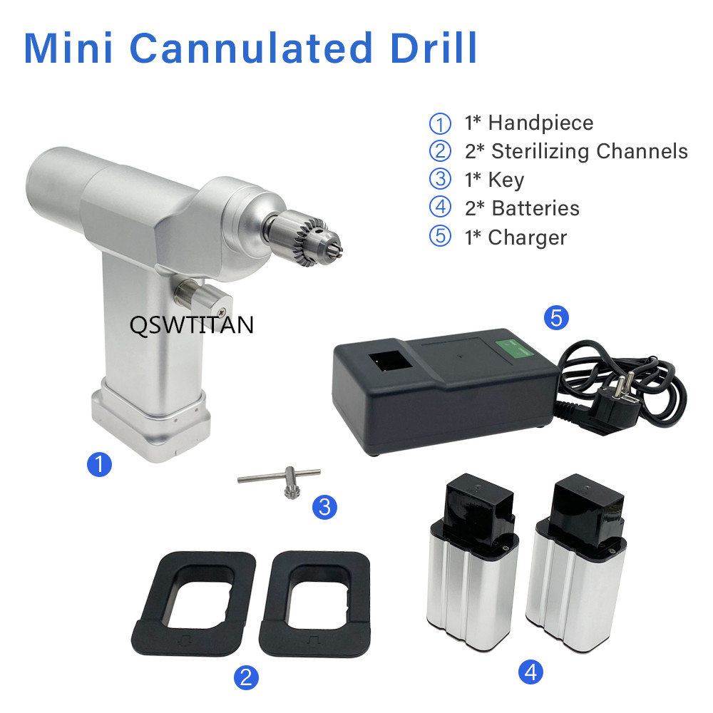Orthopedic Electric Power Drill Micro Cannulated Drill Autoclavable Medical Surgery Drill Veterinary Surgical Instrument