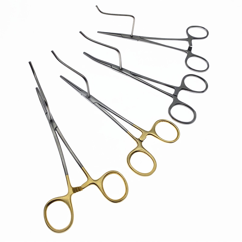 Pet Sterilization Pliers Ligation Fixed Forceps Cat Dog Animal Ovary Ligation Sterilization Forceps Veterinary Ligation Tool