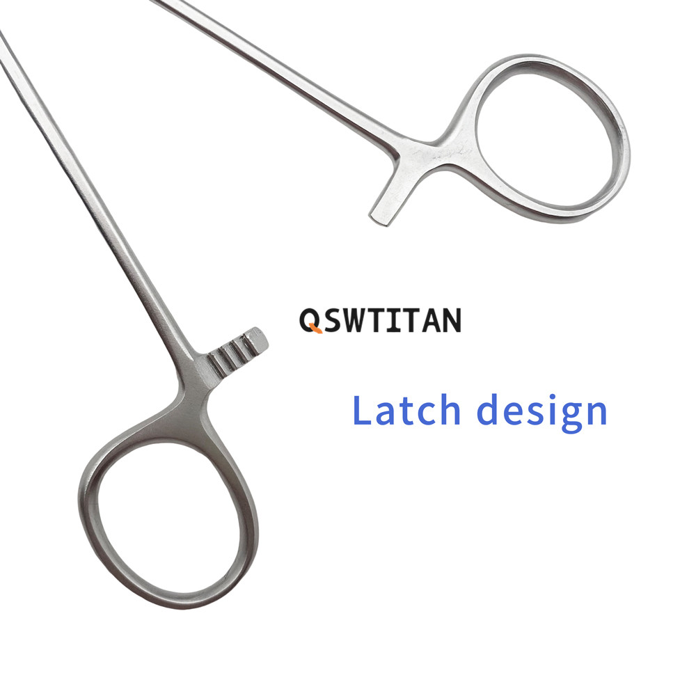 205mm Soft Tissue Forceps Straight Curved Tissue Grasp Forceps With Teeth Pet Orthopedics Instruments Autoclaveable