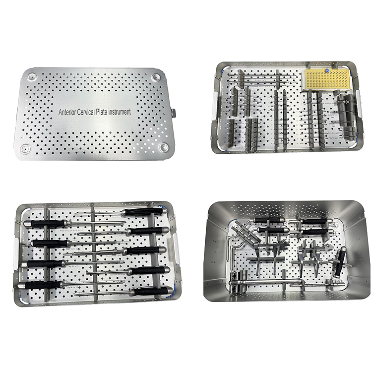 Geasure Anterior Cervical Plate Instrument Set Orthopedic Surgical Spinal System Implants & Interventional Materials