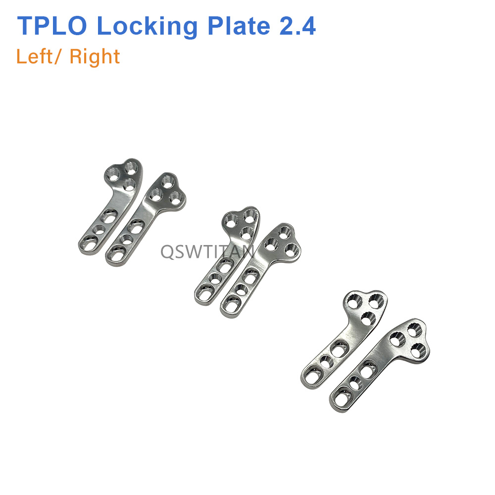 Stainless Steel TPLO Locking Plate 2.0 2.7 ALPS Veterinary Orthopedic Instruments