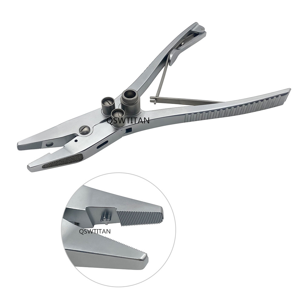Orthopedics Reconstruction Plate Bender Bone Bending Forceps with Bone File Orthopedics Instruments Stainless Steel Bending Tool