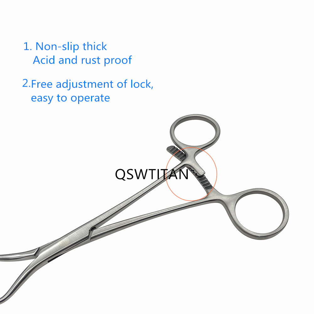 Stainless Steel Bone Forceps 3 Size Pointed Bone Reduction Forceps Bone Holding Forceps Orthopedics Instruments