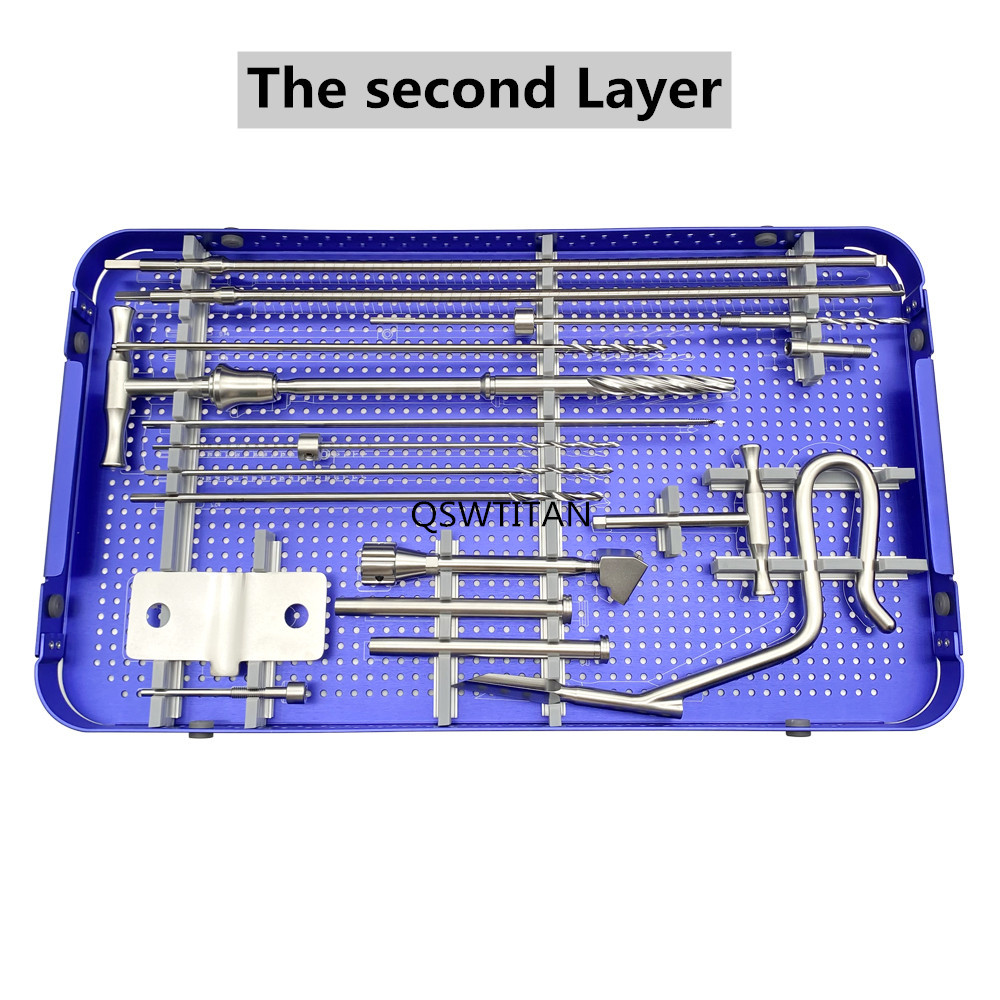 Tibial Interlocking Nail Instrument Set Medical Orthopedic Surgical Tibial Intramedually Instrument Sets