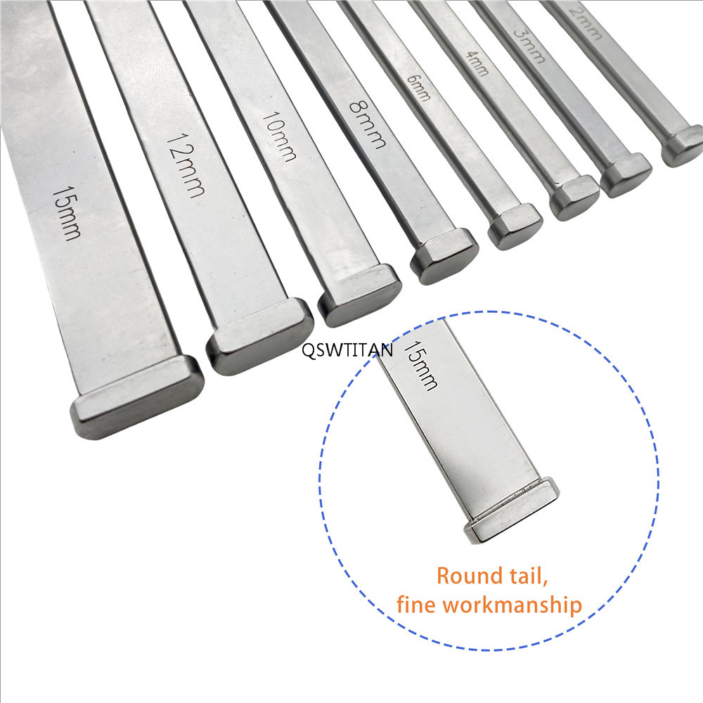 Bone Osteotomes 2mm-15mm Autoclavable Stainless Steel Veterinary Orthopedic Pet Instruments