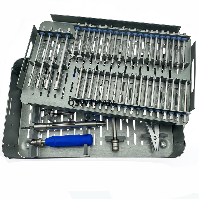 Orthopedics Screwdriver Surgical Screw Extractor Screw Broken Removal Tools Set 53pcs/set Orthopaedic Instruments