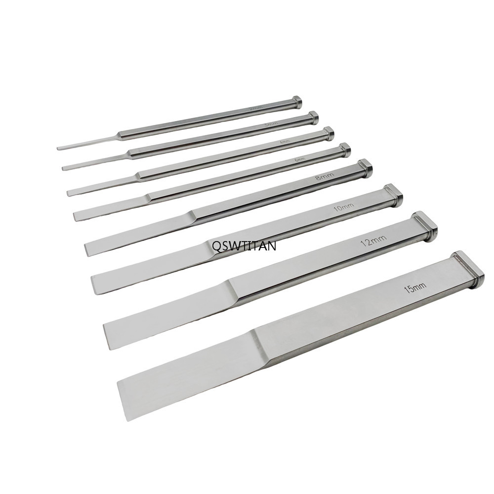 Bone Osteotomes 2mm-15mm Autoclavable Stainless Steel Veterinary Orthopedic Pet Instruments