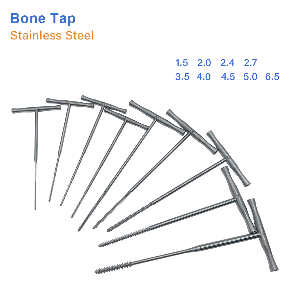 T Type Tap Cortical Cancellous Locking Bone Screw Tapping Bone Screw Drill Pliers Thread Forceps